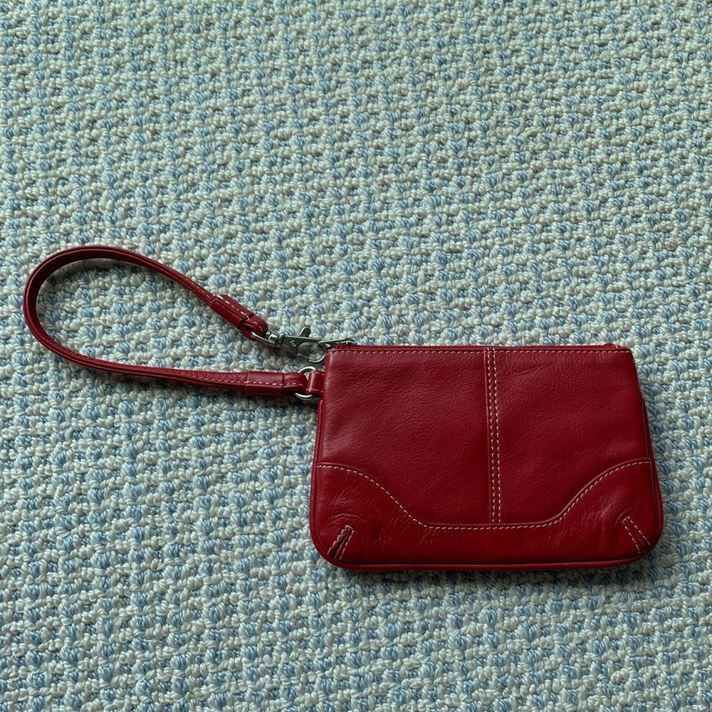 NWOT red wristlet!